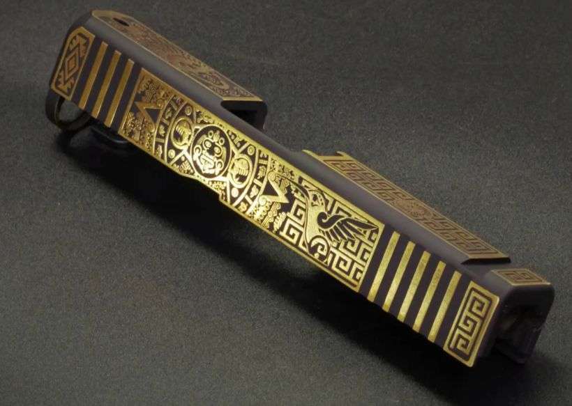 how much does it cost to gold plate a gun