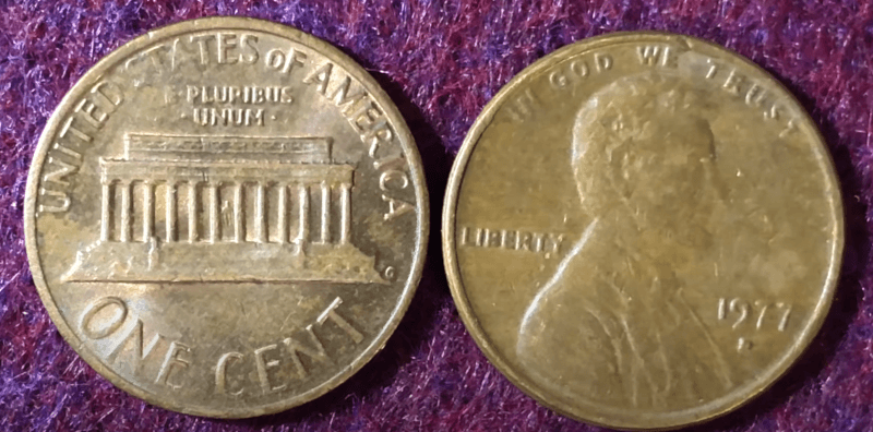 how much is a 1977 penny worth